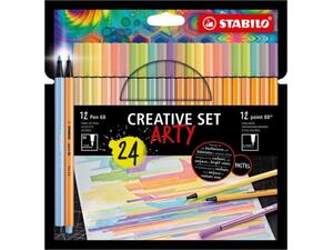 Μαρκαδόροι Stabilo Creativity Set Arty 24 τεμαχίων 8868/24
